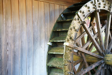 日本の水車小屋【Water wheel house in Japan】