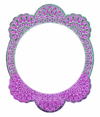 Frame Portrait from Netherlands 10 Gulden 1953 Banknotes.