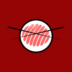 Sushi Japanese food logo is very suitable to be used for your food or restaurant products
