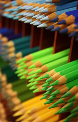 colored pencils - closeup