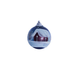 Christmas toy isolated on a white background