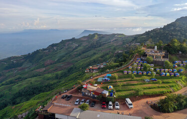 Fototapeta premium Phu Thap Boek is a 1,768 m high mountain in Phetchabun Province, Thailand near the border with Loei Province. It is in the Lom Kao District.