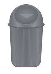 Home recycle bin. vector illustration