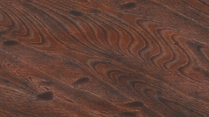 Naklejka premium Aged rosewood wood, background of brown-red shades of natural wood texture. 3D-rendering