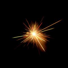 Fototapeta premium sparkling bright star