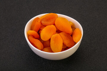 Sweet tasty dried apricot heap