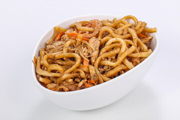 Wok with chicken and vegetables