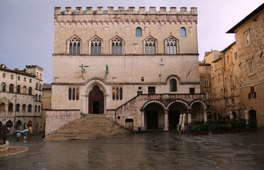 Fototapeta premium Priori Palace in the city of Perugia