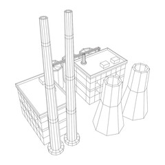 Industrial building factorie facilitie power plant