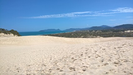 Düne, Sand, Meer, Florianópolis, Santa Catarina, Brasilien