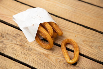 delicious churros to take with hot chocolate