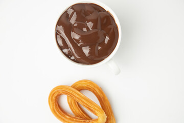delicious churros to take with hot chocolate