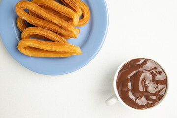 delicious churros to take with hot chocolate