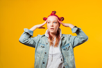 Girl feeling helpless trying to make right decision