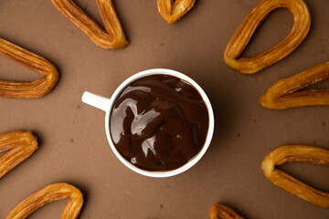 delicious churros to take with hot chocolate