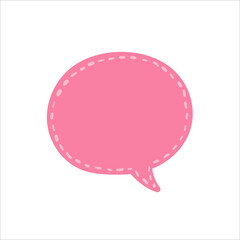 Fototapeta premium Speech Bubble for Entering Conversation Messages and Thoughts of Cartoon Characters