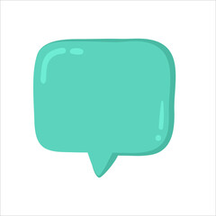 Speech Bubble for Entering Conversation Messages and Thoughts of Cartoon Characters