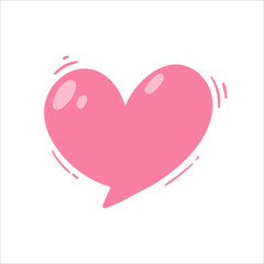 Speech Bubble for Entering Conversation Messages and Thoughts of Cartoon Characters