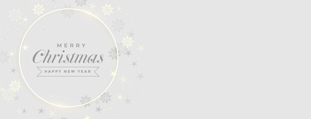 merry christmas elegant festival banner with text space