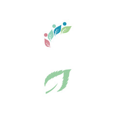Leaf Mint Logo Template vector symbol