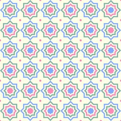 Seamless geometric abstract patterns. Vector illustration. Element, design.