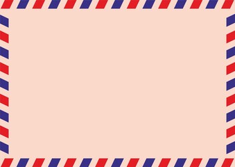 Obraz premium Postal retro envelope