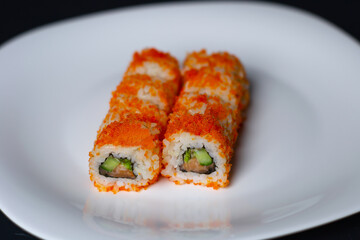 sushi with salmon