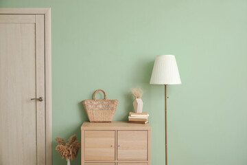 Stylish interior of modern hall