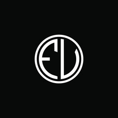 FV MONOGRAM letter icon design on BLACK background.Creative letter FV/ F V logo design.
FV initials MONOGRAM Logo design.