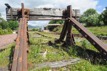 Fototapeta premium Old Railway Buffer