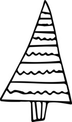 christmas tree vector