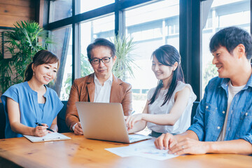 Obraz premium カジュアルな会社 