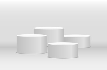 Podium, pedestal, stages.