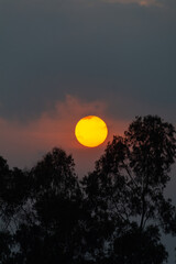 Fototapeta premium sunset in the mountains