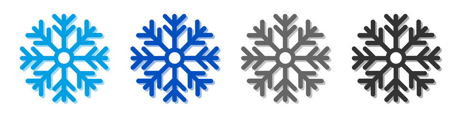 Snowflake, Christmas icon. Winter, snow. Vector illustration.