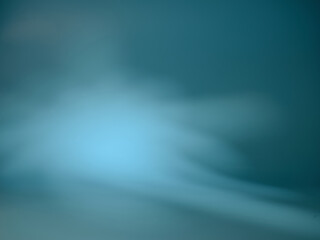 Light beam on blue background