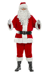 Santa claus on a white background