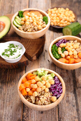 buddha bowl- healthy vegetarian salad
