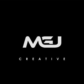 MGJ Letter Initial Logo Design Template Vector Illustration	
