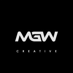 MGW Letter Initial Logo Design Template Vector Illustration	
