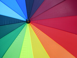 multicolored umbrella texture, colorful fabric background