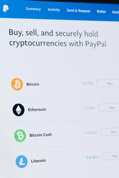 Buying Or Sell Cryptocurrency Via Paypal Service