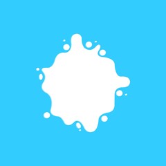 milk splash and pouring