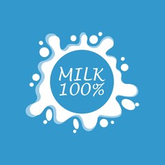 milk splash and pouring