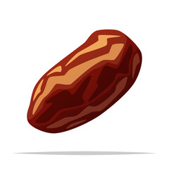 Date fruit vector isolated illustration