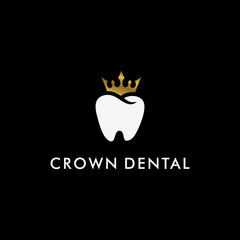 royal crown dental logo design