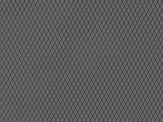 wire mesh of fence isolated on gray background
