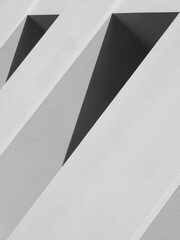 abstract wall of building pattern black and white style