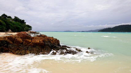 Tropical white sand beach on the island of Ko Lipe in Southern Thailand