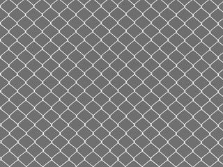 Fototapeta premium wire mesh of fence isolated on gray background